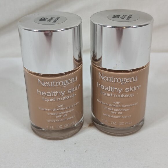 2 Bottles Neutrogena Healthy Skin Foundation - Picture 1 of 2